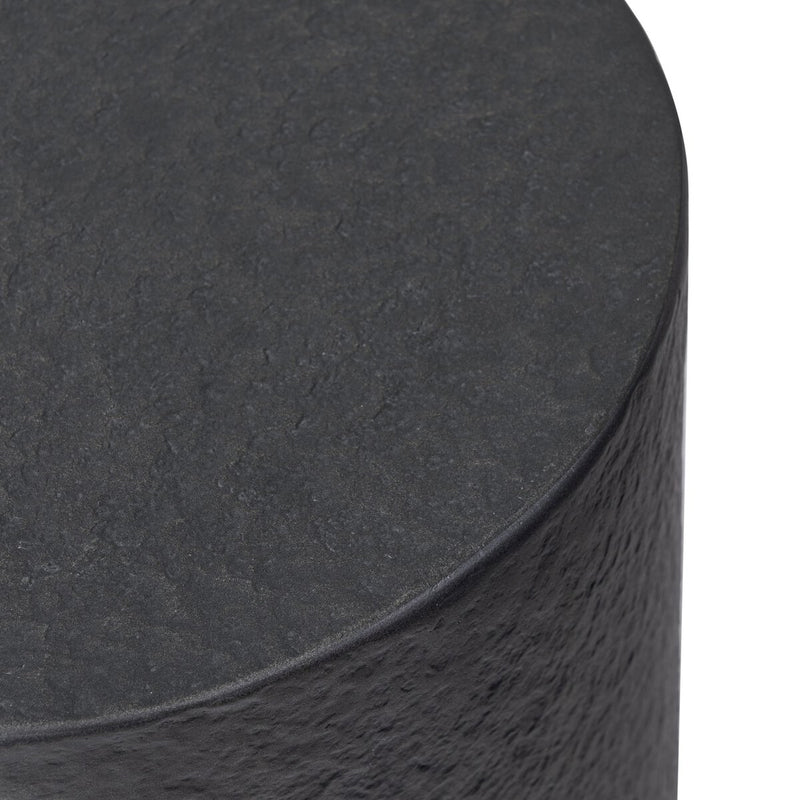 Samson End Table - Distressed Graphite Concrete