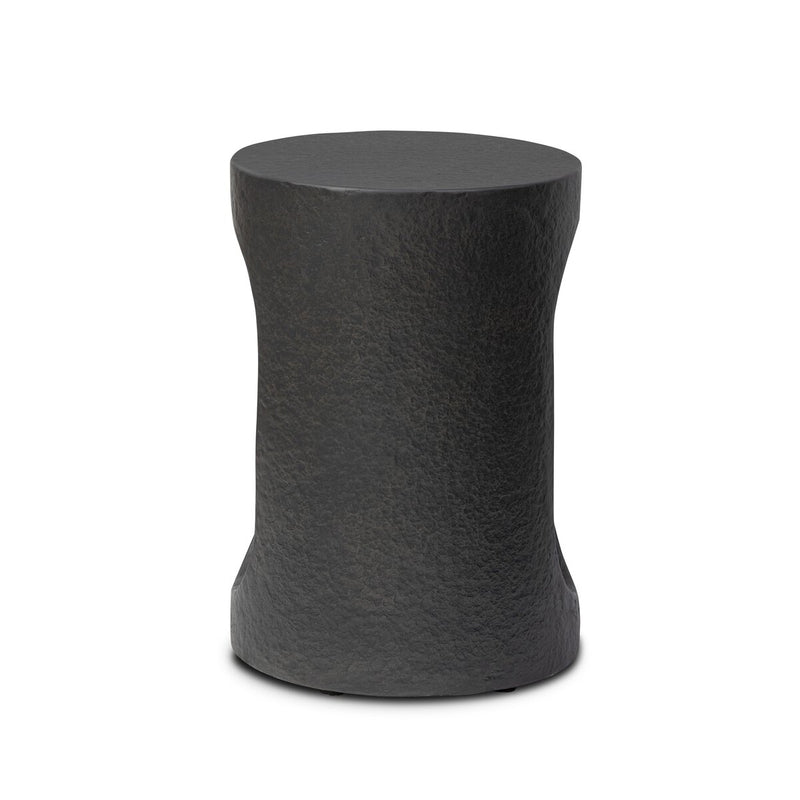 Samson End Table - Distressed Graphite Concrete