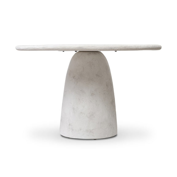Janice Dining Table - Textured Lunar Concrete