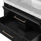 Anthem Single Vanity - Black Wash Oak Veneer