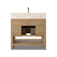 Anthem Single Vanity - Satin Light Wash Oak Veneer