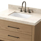 Anthem Single Vanity - Satin Light Wash Oak Veneer