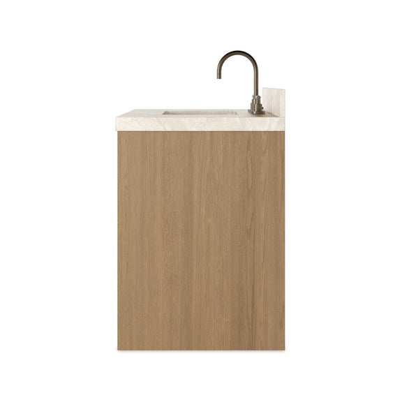 Anthem Single Vanity - Satin Light Wash Oak Veneer