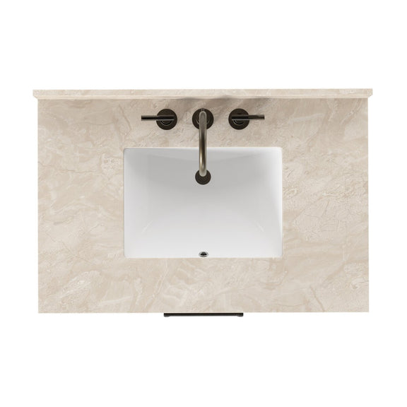 Anthem Single Vanity - Satin Light Wash Oak Veneer