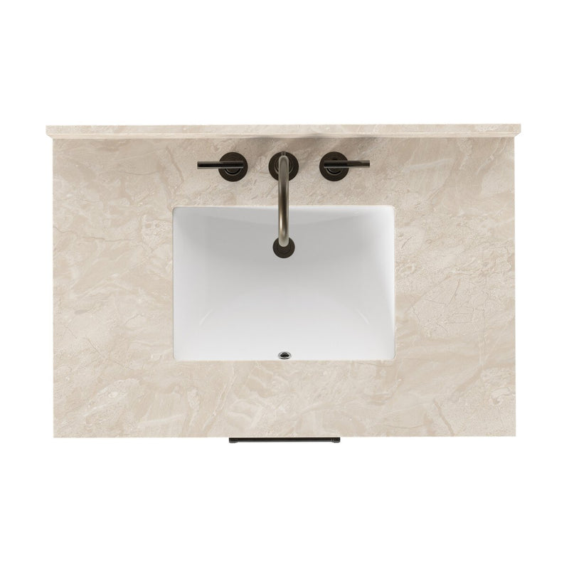 Anthem Single Vanity - Satin Light Wash Oak Veneer