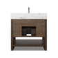Anthem Single Vanity - Satin Espresso Oak Veneer