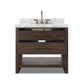 Anthem Single Vanity - Satin Espresso Oak Veneer
