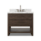 Anthem Single Vanity - Satin Espresso Oak Veneer
