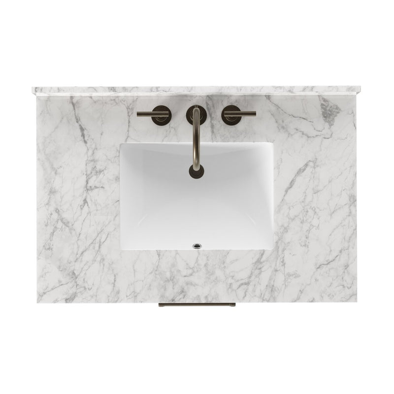 Anthem Single Vanity - Satin Espresso Oak Veneer