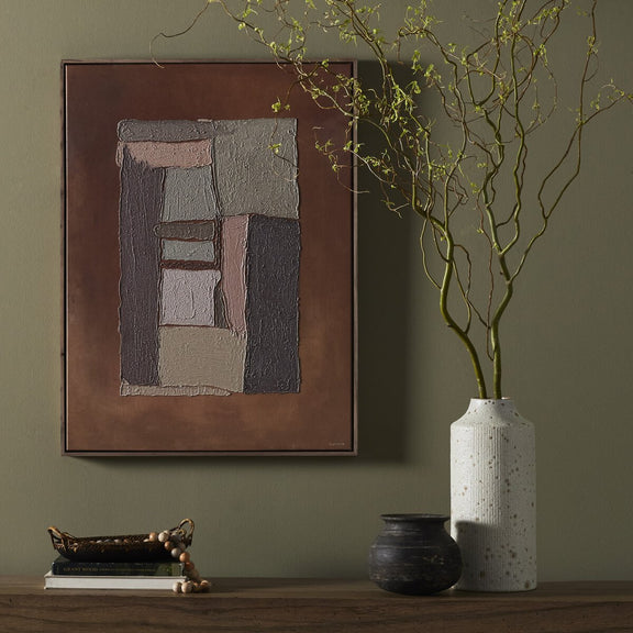What Holds Us Together by Tyler Guinn - Rustic Walnut Floater