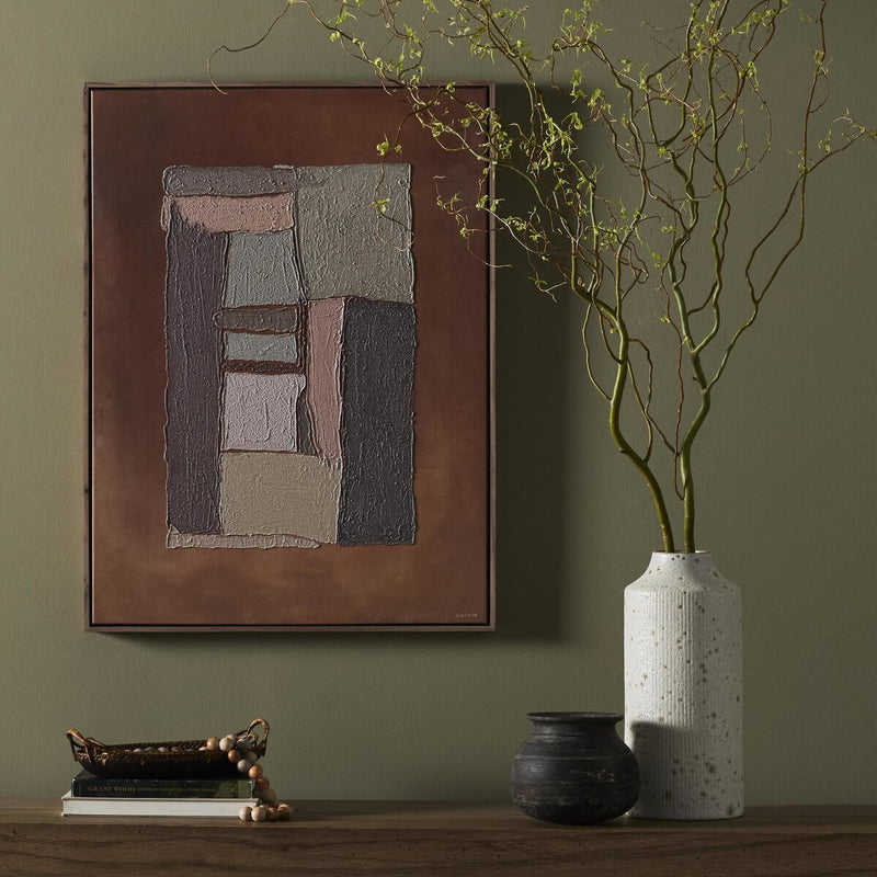 What Holds Us Together by Tyler Guinn - Rustic Walnut Floater