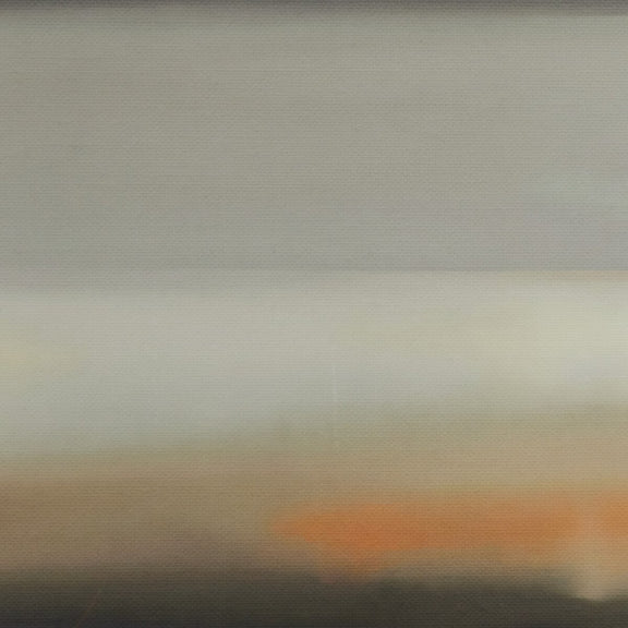 Abstract Ombre 05 by Roseanne Kenny - Rustic Walnut