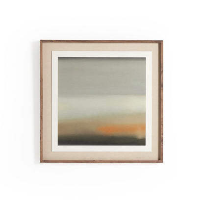 Abstract Ombre 05 by Roseanne Kenny - Rustic Walnut