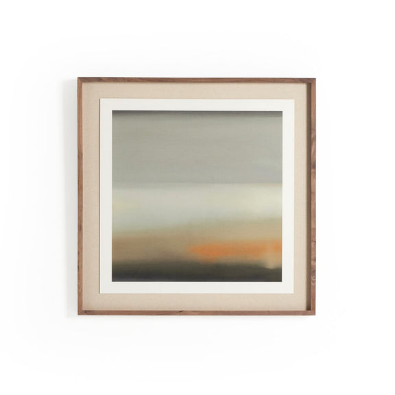 Abstract Ombre 05 by Roseanne Kenny - Rustic Walnut