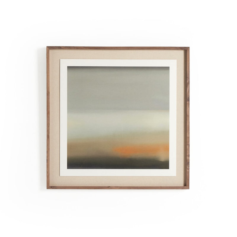 Abstract Ombre 05 by Roseanne Kenny - Rustic Walnut