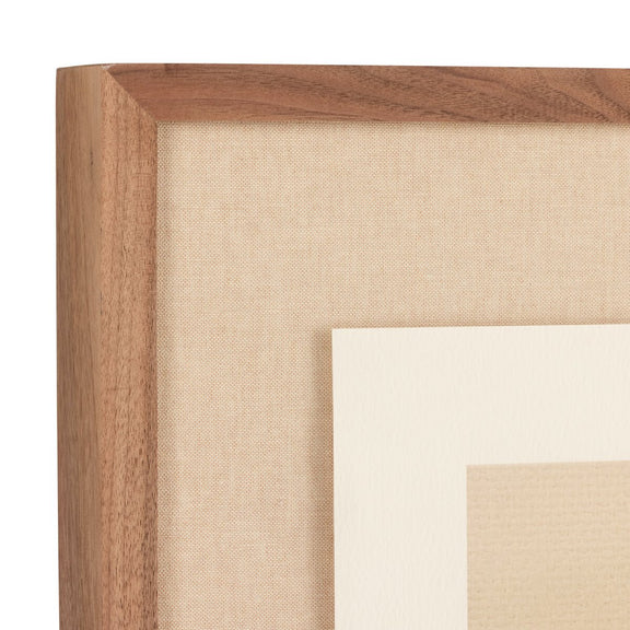 Abstract Ombre 10 by Roseanne Kenny - Rustic Walnut