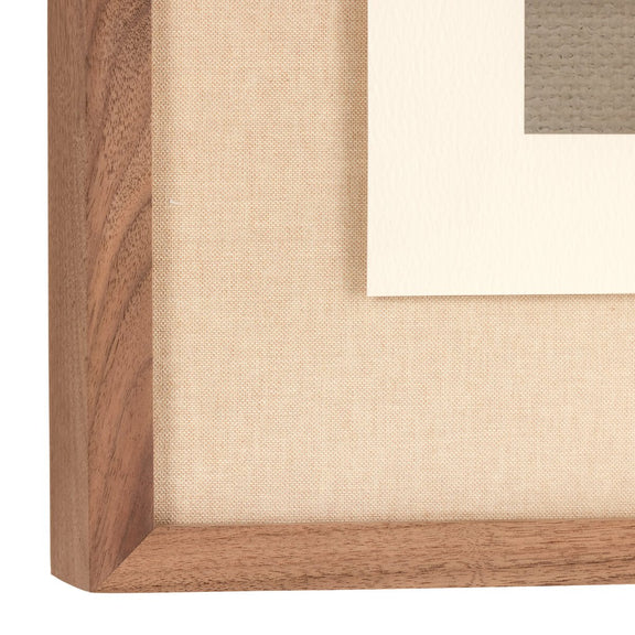 Abstract Ombre 10 by Roseanne Kenny - Rustic Walnut