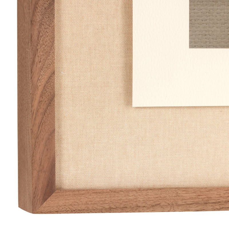Abstract Ombre 10 by Roseanne Kenny - Rustic Walnut