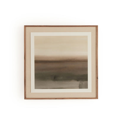 Abstract Ombre 10 by Roseanne Kenny - Rustic Walnut