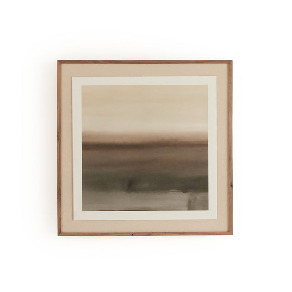 Abstract Ombre 10 by Roseanne Kenny - Rustic Walnut