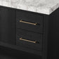 Anthem Single Wide Vanity - Black Wash Oak Veneer