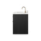 Anthem Single Wide Vanity - Black Wash Oak Veneer