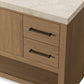 Anthem Single Wide Vanity - Satin Light Wash Oak Veneer