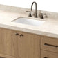 Anthem Single Wide Vanity - Satin Light Wash Oak Veneer