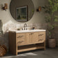 Anthem Single Wide Vanity - Satin Light Wash Oak Veneer