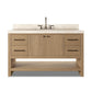 Anthem Single Wide Vanity - Satin Light Wash Oak Veneer