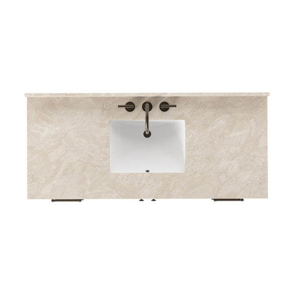 Anthem Single Wide Vanity - Satin Light Wash Oak Veneer