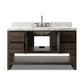 Anthem Single Wide Vanity - Satin Espresso Oak Veneer