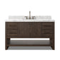 Anthem Single Wide Vanity - Satin Espresso Oak Veneer