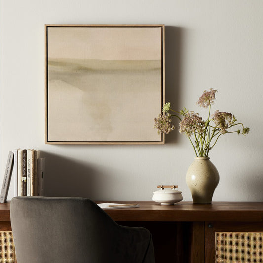 Abstract Ombre 01 by Roseanne Kenny - White Oak Floater