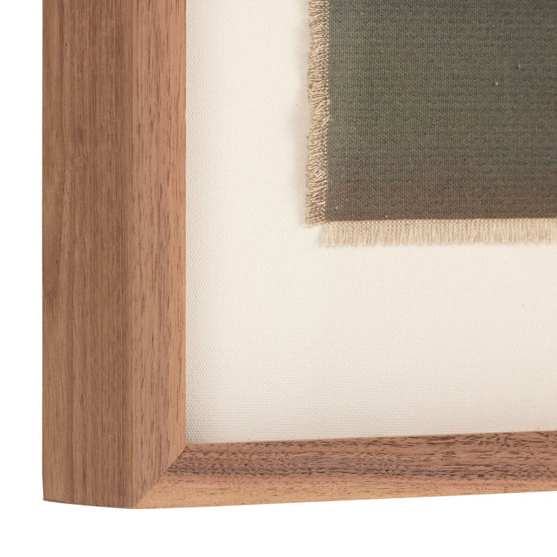 Abstract Ombre 16 by Roseanne Kenny - Rustic Walnut