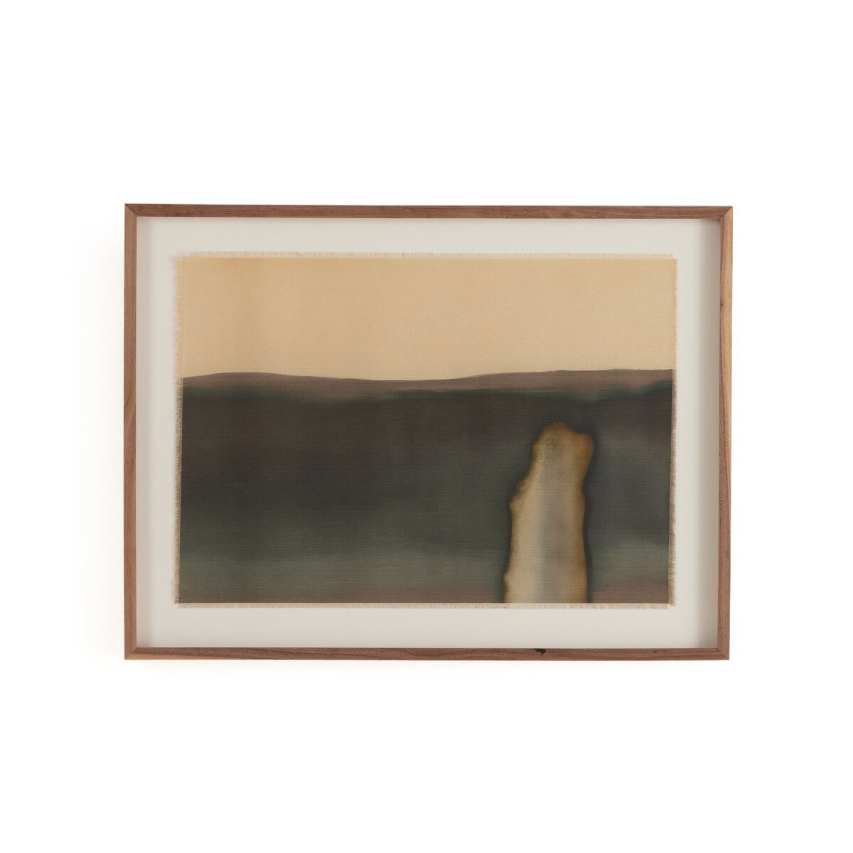 Abstract Ombre 16 by Roseanne Kenny - Rustic Walnut
