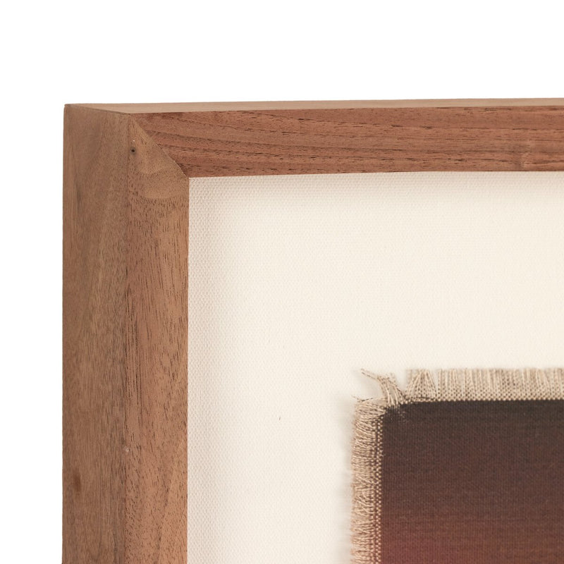 Abstract Ombre 19 by Roseanne Kenny - Rustic Walnut