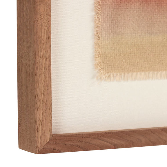Abstract Ombre 19 by Roseanne Kenny - Rustic Walnut
