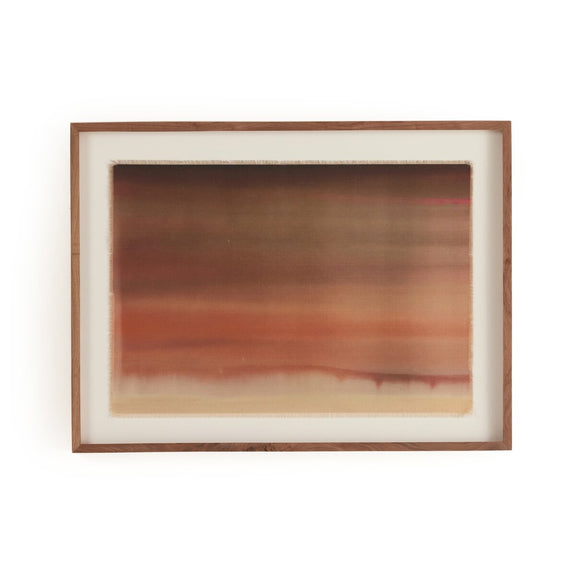 Abstract Ombre 19 by Roseanne Kenny - Rustic Walnut