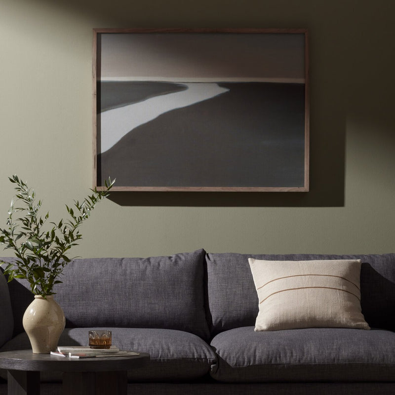 Minimal Landscape 14 by Roseanne Kenny - Rustic Walnut