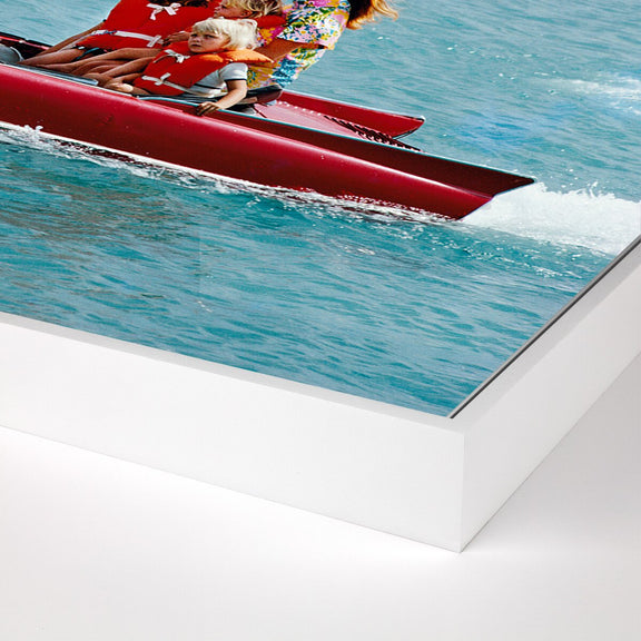 Sea Drive by Slim Aarons - White Maple Floater