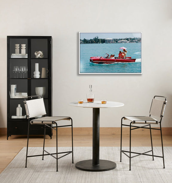 Sea Drive by Slim Aarons - White Maple Floater