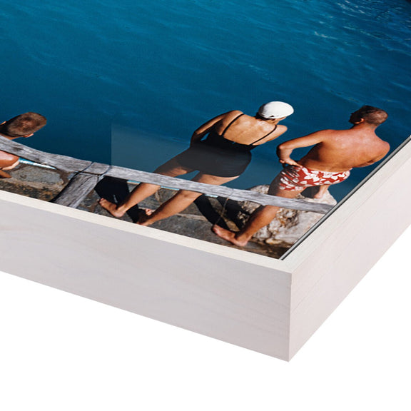 Marina Piccola by Slim Aarons - White Washed Maple Floater