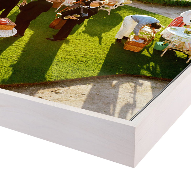 Garden Party by Slim Aarons - White Washed Maple Floater
