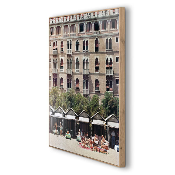 Hotel Excelsior by Slim Aarons - White Oak Floater