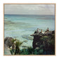 A Nice Spot For Lunch by Slim Aarons - White Washed Maple Floater