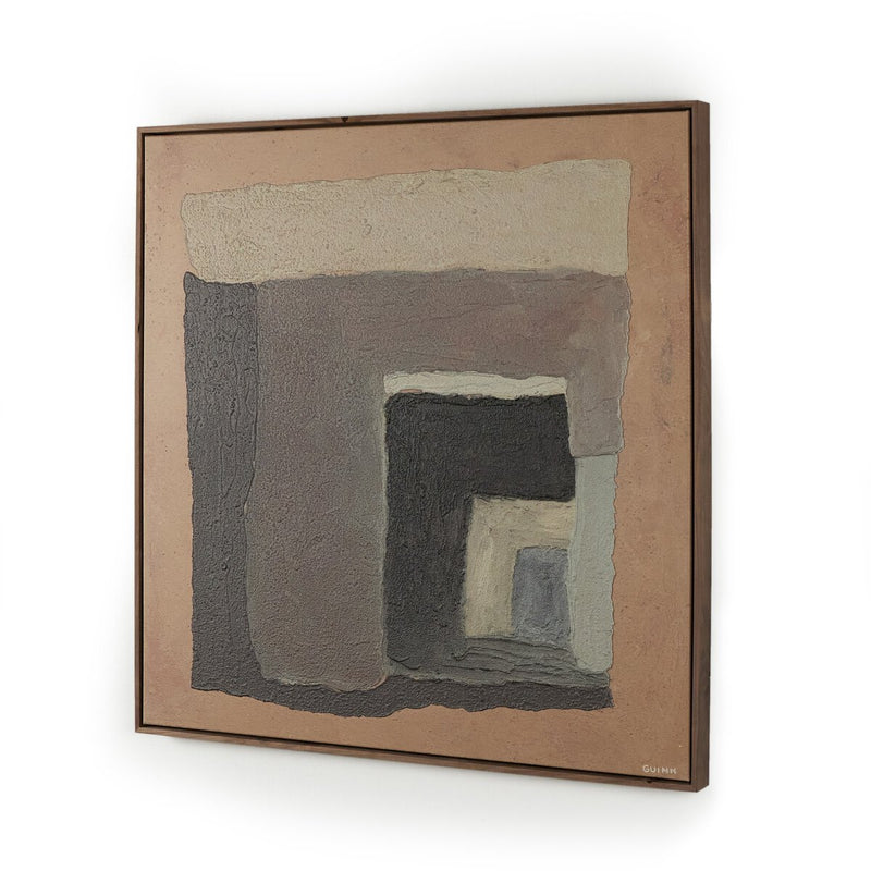 Landmarks No. 3 by Tyler Guinn - Rustic Walnut Floater