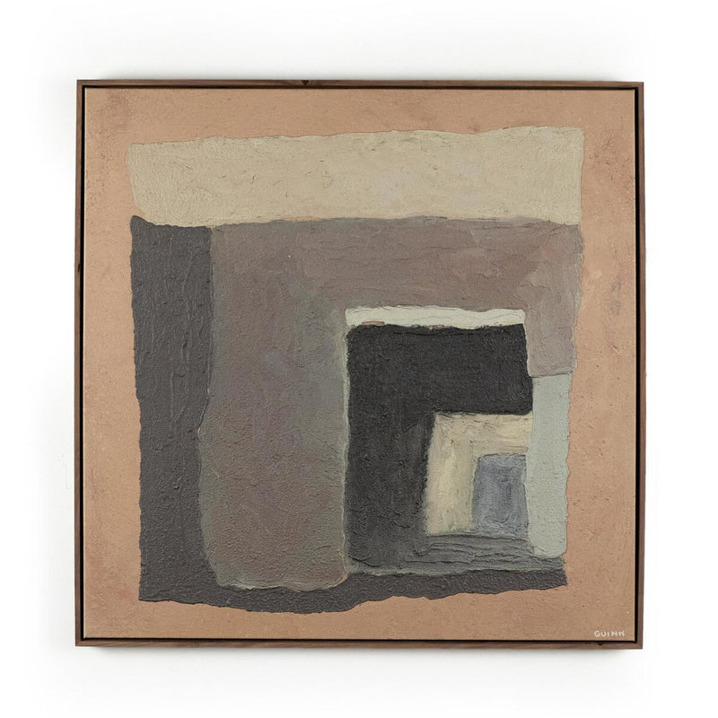Landmarks No. 3 by Tyler Guinn - Rustic Walnut Floater