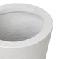 Suvi Planter - Textured White Concrete