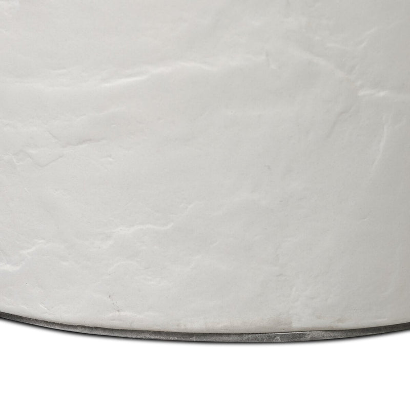 Suvi Planter - Textured White Concrete